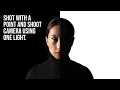 How to Shoot Dramatic Portraits using a POINT and SHOOT Camera and one LED Light