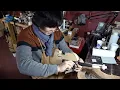 Lagu Process of Making Violin. Korean String Instrument Master