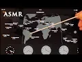 ASMR Time Zones Map Tapping Deep Voice Soft Spoken
