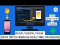 How to Data from Firebase in Android Studio Java Firebase CRUD Operations Tutorial
