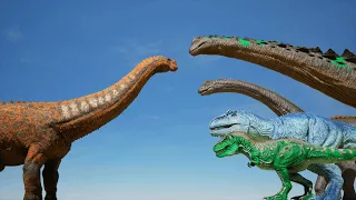Testing the new Brontosaurus VS ARK Dinosaurs