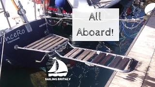 Simple Bathing Platform, Swim Ladder and Gangway | ⛵ Sailing Britaly ⛵