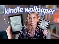 how to customize your kindle wallpaper