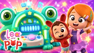 A Ram Sam Sam + Ten In The Bed - Lea and Pop Baby Songs | Colorful Balloons - Nursery Rhymes