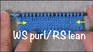 Purl Decreases p2tog and ssp Technique Tuesday