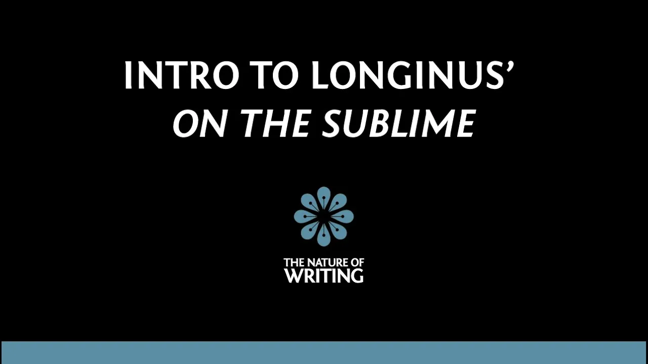 Introduction to Longinus' On the Sublime