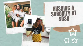 RUSHING A SORORITY AT SDSU VLOG - MY EXPERIENCE