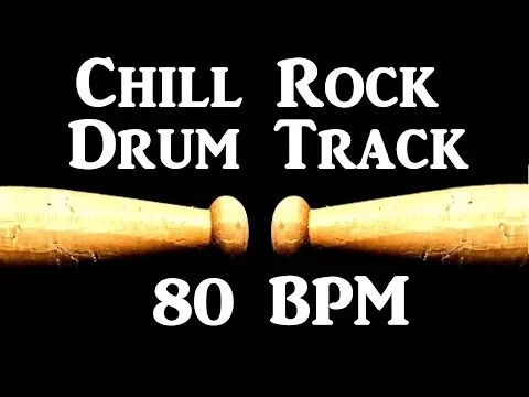 Download MP3 Chill Groove Drum Track 80 BPM, Rock Drum Tracks for Bass Guitar, Instrumental Drum Beats 🥁 303