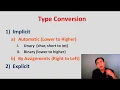 Tutorial 27 Data Type Conversion Part - 2 in C Language by Prateek Jain