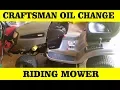 How to Change Craftsman Lawn Mower Oil and Filter LTS 2000
