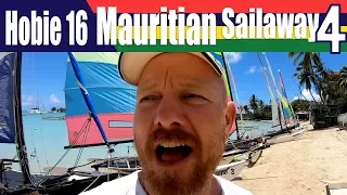 Hobie 16 Mauritian Sailaway 15 knots wind, kite up