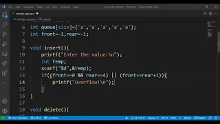 DSA 3-A Circular Queue Implementation in C Printer Spooler Application explanation