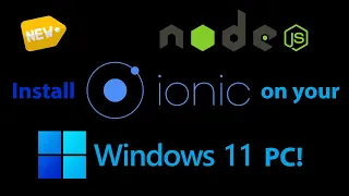 Install Latest version ionic on your Windows 11 - PC Easyly nodejs Angular React