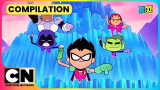 Titans Broke the Timeline Teen Titans Go Cartoon s cnindia