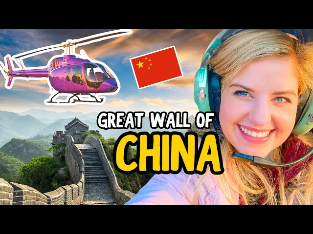 Helicopter Ride Over the Great Wall of China Helicopter Ride Over The Great Wall Of CHINA | Most ICONIC View
