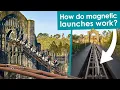 How do magnetic launch coasters work LSMs LIMs explained
