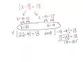 Common mistakes when solving absolute value equations by bleu