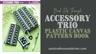 Accessory Trio Plastic Canvas Pattern Book Flip Through