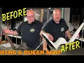 Custom King Queen Chopper Seat Build Step-by-Step Foam Upholstery Process
