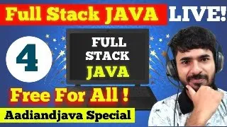 Full Stack JAVA FREE FOR ALL Main Method in JAVA Variable and Datatypes aadiandjava