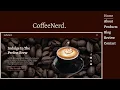 Responsive Coffee Website HTML CSS JavaScript GSAP - Responsive Web Design 2025 Part 1