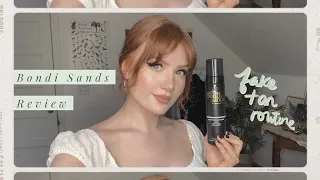 TRYING BONDI SANDS DARK ON FAIR SKIN full product review my fake tan routine LYDIA MURPHY
