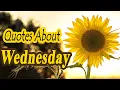 Sayings Quotes About Wednesday Wednesday Sayings