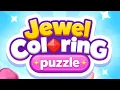 Jewel Coloring puzzle game Gameplay for Android