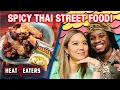 INSANELY Spicy Thai Street Food Boat Noodles Chicken Wings with Denzel Curry Heat Eaters