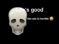 Rating skull emoji