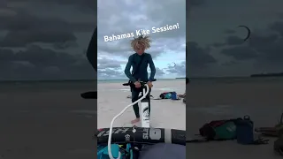 Bahamas Kite Session! #kitesurfing #family #bahamas #shorts
