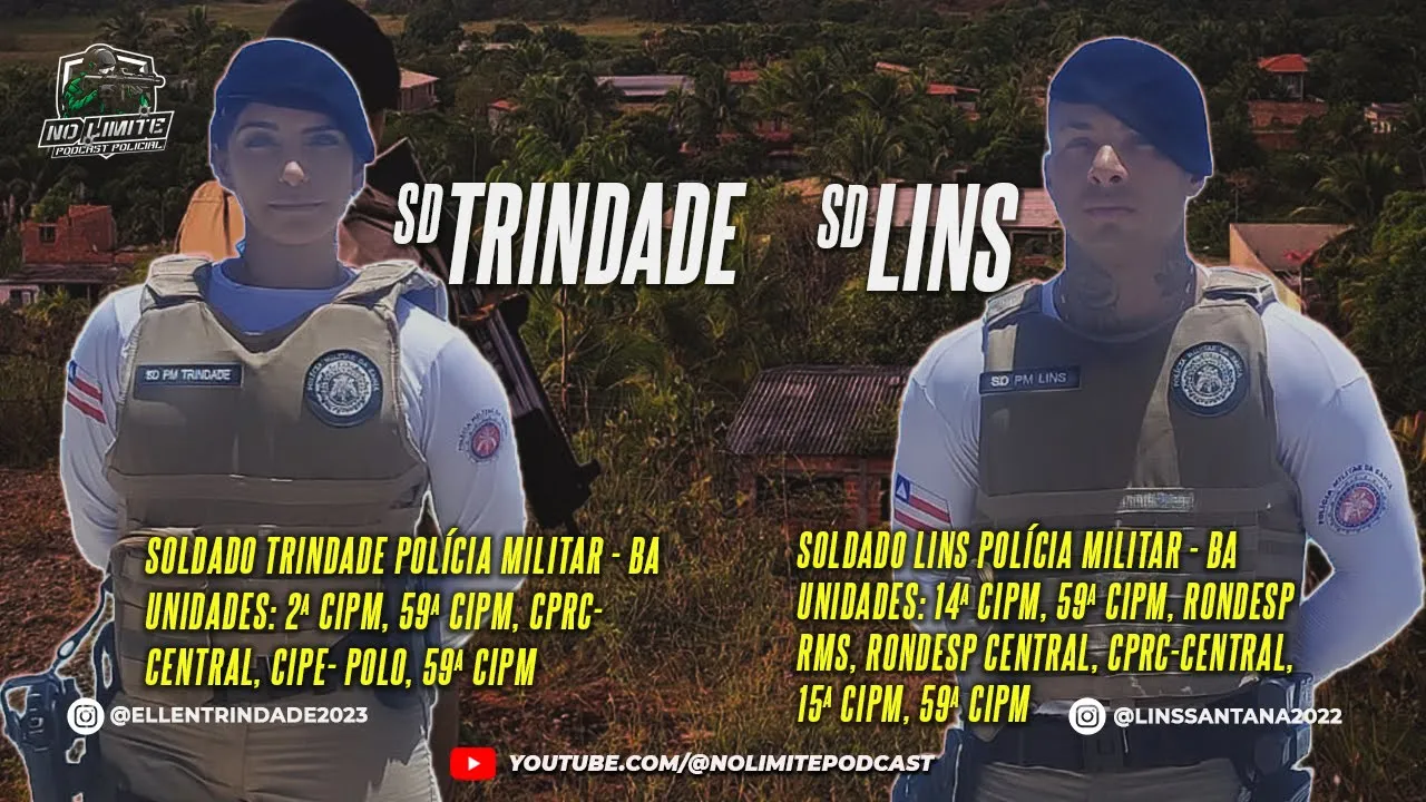 SD. TRINDADE E SD. LINS NO LIMITE PODCAST POLICIAL EP. 19