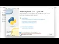 Install Python 3 11 in Windows 11 access pip module install pywin32 for VirtualBox 7