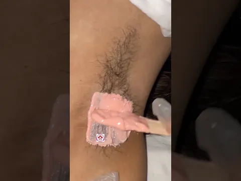Underarms Waxing with Hard Brazilian Wax | Student Work #underarmswax #hardwax #shorts