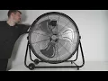 Sleep fast 😴 with a GIANT wind machine fan sound! - Black Screen