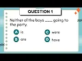 ENGLISH GRAMMAR TEST FOR GRADE 8
