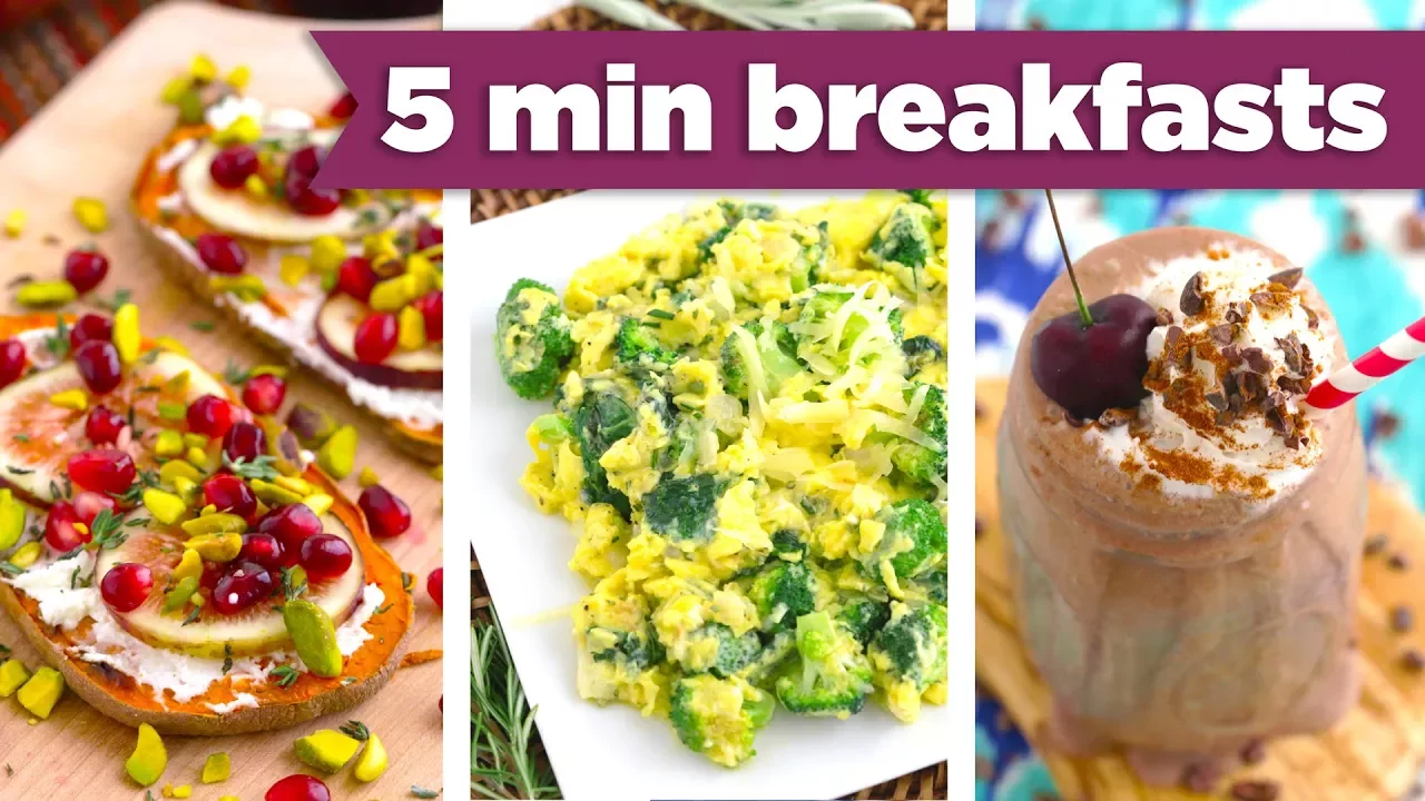 5 Minute Breakfasts for Winter! Easy Healthy Recipes!  - Mind Over Munch