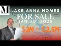 Lake Anna Homes for Sale 2 - 2 5M Waterfront Homes January 30 2025
