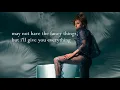 The Cure - Lady Gaga (Lyrics)