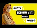 Lecture 7 Dictionary and Sets Methods in Python Python Tutorial for Beginners