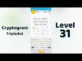 Cryptogram Tripledo Level 31 Solutions Logic Puzzle Game Mini Boss