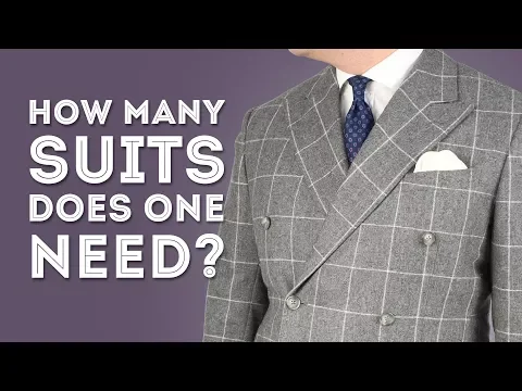 How Many Suits Should a Man Own? | Savile Row Co