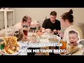 KELUARGA NORWEGIA MAKAN MIE YAMIN LENGKAP BAKSO, PANGSIT GORENG PAKAI ES TEH MANIS!