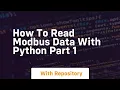 How to read modbus data with python part 1