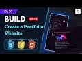 Day Create 2 Full Portfolio Websites Part-2 HTML CSS JS