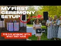 Lagu My FIRST Wedding DJ Ceremony Set Up (Part 3)