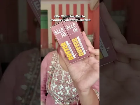 How is this Lipsticks for Rs. 199 only??? ELLE18 Butter Matte Lipstick #elle18 #lipstick #review