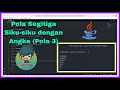 Membuat Pola Segitiga Siku-siku dengan Angka Pola 3 di Java