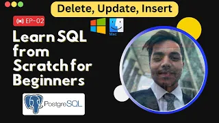 Learn SQL for Data Analysis Create Delete Update Where PostgreSQL For Beginners S2