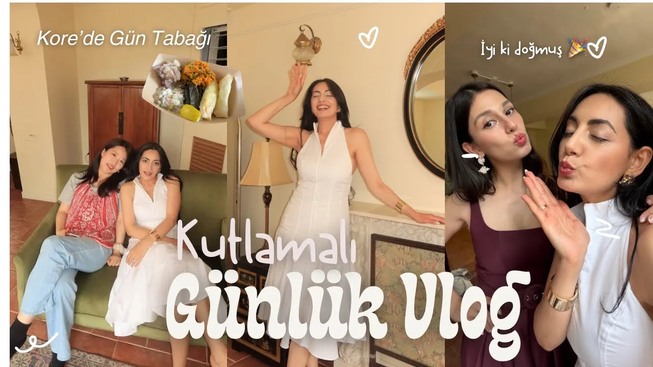 Siz de Böyle Misiniz? 🙄 En Yakın Arkadaşımın Doğum Günü 🎂 Kore’de Gün Tabağı 🇰🇷